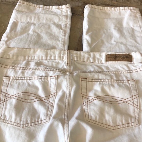 Abercrombie and Fitch White Denim Jeans size 8 - Picture 11 of 14